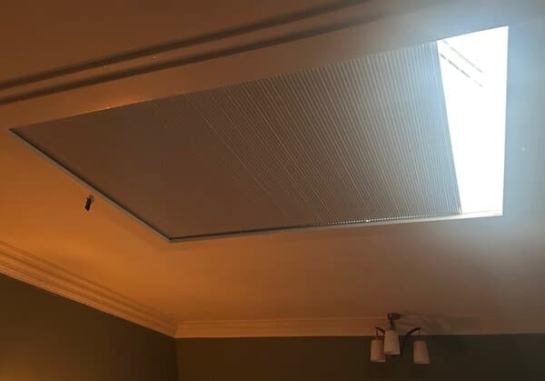 Master bedroom Cupola window with motorised blind