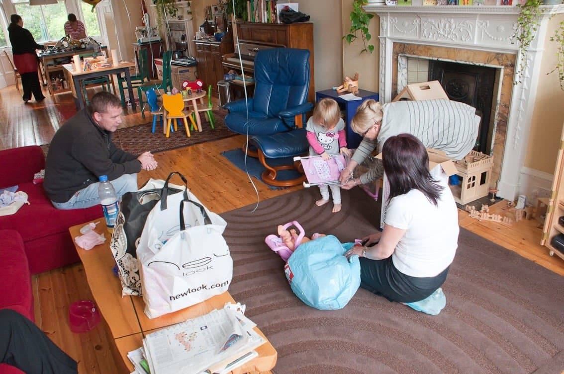 The magnificent family space with light from both north and south